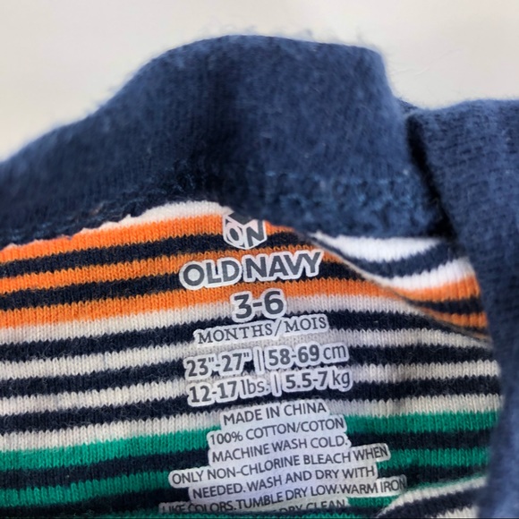 Striped baby onesie - Picture 4 of 4